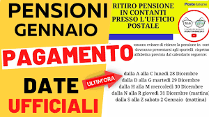 Passando alla pensione anticipata, dal 1° gennaio 2021 al 31 dicembre 2026, i requisiti sono di: Pagamento Pensioni Gennaio 2021 Date Ufficiali Inps Poste Ordine Alfabetico Youtube