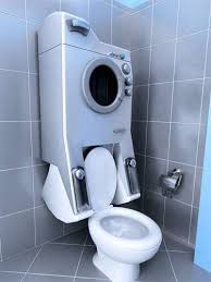 Washing Machine Toilets Integrated Washing Machines Small Bathroom Weird Furniture