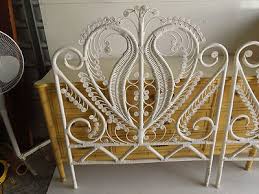 Check spelling or type a new query. Hollywood Regency Wicker Rattan Headboard Mid Century Vintage Pair Twin Peacock 367669429