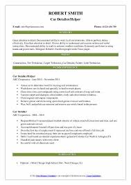 car detailer resume samples qwikresume