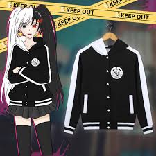 For other uses, see monokuma (disambiguation). Adult Thick Cotton Anime Danganronpa Monokuma Hooded Hoodie Jacket Costumes Cosplay For Woman Man Plus Size Anime Costumes Aliexpress