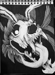 Two fingers drag (touch) orbit navigation move camera: I Used Sign Pens And Black Markers To Draw This Wendigo Head I Like Wendigos Jazza