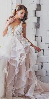 Only One Blush Wedding Dress Backless Beach Wedding Dress Etsy In 2021 Romantic Wedding Dress Lace Beach Wedding Dresses Backless Fluffy Wedding Dress