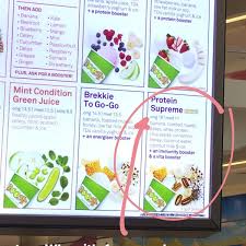 According to boost's facebook post, the nasi lemak smoothie consists of cucumber, spinach, cooked rice, chilli flakes, coconut water, coconut milk, sorbet and ice. Photos At Boost Juice Bars Juice Bar In Kuala Lumpur City Center
