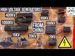 The transformer steps up the voltage to about 1800v . High Voltage Generator Comparison 15kv 20kv 400kv 1000kv Youtube High Voltage Diy Electronics Comparison