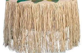 Raffia Table Skirt Luau Party Grass Table Skirt 9 Feet X 29 Inches Table Skirt Luau Party Luau