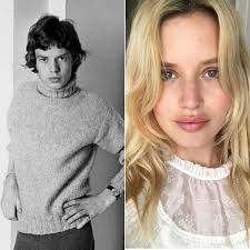 Mick's supermodel daughter Georgia May looks exactly like him when he was  young : r/rollingstones