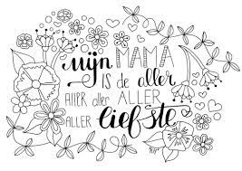 Kleurplaat Miks Voor Mama Verjaardag Vader Verjaardag Mama Ouderdag