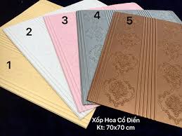 Xốp dán tường tân cổ điển & sang trọng và hiện đại