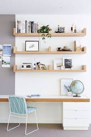 Open Shelving Can Be A Stunning Design Element When They Are Styled Beautifully Check Out The Silk Home Home Office Decor Home Office Design Home Office Space