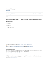 Waiting for the Robert E. Lee