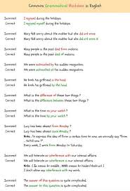 Grammatical Errors 150 Common Grammatical Errors In English Eslbuzz Learning English Learn English Words English Vocabulary Words Learn English