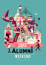 Iillustration For The Poster Of The University Of Chicago Alumni Weekend Chicago University Alumni School Posters