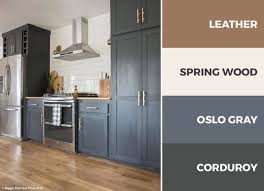 A Dark Gray Brown And White Kitchen Is Sophisticated And Grounded Read On To Discover Over Kitchen Colour Schemes Kitchen Color Palettes Grey Kitchen Colors