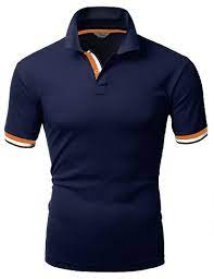 Amazon Com Xpril Men S Color Effect Collar Short Sleeve Polo T Shirt Clothing Polo Shirt Outfits Polo Shirt Design Polo T Shirts