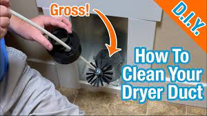 How To Clean Your Dryer Vent Duct Step By Step It S Super Simple Youtube Dryer Duct Cleaning Dryer Cleaning Dryer Duct