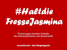 Update information for jasmina kuhnke ». Was Bedeutet Der Hashtag Haltdiefressejasmina Das Blogmagazin