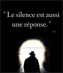 Le Silence Est Aussi Une Reponse Spiritualite Citation Reponse