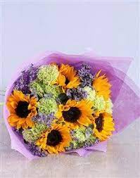 Sunflower And Carnation Bouquet Carnation Bouquet Carnations Sunflower Bouquets