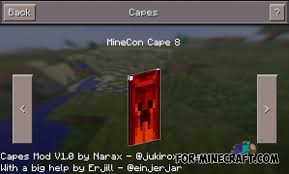Minecon is shut down because of the coronavirus, and with mods no one else can see my … Capes Mod For Minecraft Pe 0 11 1