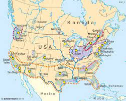 My girlfriend an i compare living in the u.s. Diercke Weltatlas Kartenansicht Usa Kanada Industrieraume 100849 152 1 1