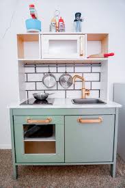 If you have, then you know what we are talking about and you will be as excited as i was to look at these creative diy ikea hack projects created especially for the kitchen. Modern Ikea Play Kitchen Hack For Less Than 20 Mochi Mommy