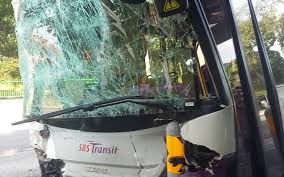 Bukit batok bus depot is a bus depot located in bukit batok, singapore. Sbs Bus Severely Wrecked After Crashing Into Bus Stop In Bukit Batok 33 Injured Coconuts Singapore