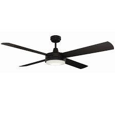 Shop wayfair for all the best black ceiling fans. Black Mercator 52 Inch Luna Ceiling Fan With Led Light