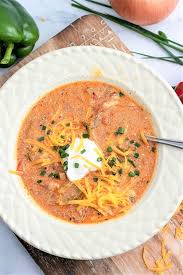 Crockpot Chicken Fajita Soup Low Carb And Keto Soup Recipe