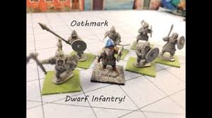 I was able to get my hands on a single sprue for this review, of which 6 are in the complete box with 30 miniatures in 28mm scale. Northstar Games Oathmark Dwarf Infantry Unboxed Youtube