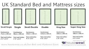 Bed Dimensions Chart Doonite Club