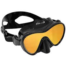 Mask Zeepro Frameless Pi Amber Lens Scuba Diving Snorkeling Dive Selam Shopee Indonesia