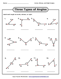 Three Types Of Angles