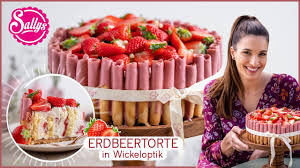 Weitere ideen zu rezepte, lebensmittel essen, rezepte kochen. Erdbeertorte Wickeltorte Mit Ruby Schokolade Zdf Fernsehgarten Sallys Welt Youtube