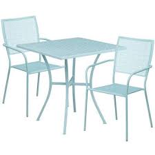 Wrought Studio Austral 3 Piece Bistro Set Wayfair Patio Table Patio Table Set Patio Dining Set