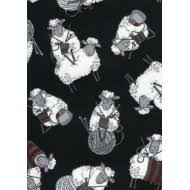 We have kits today for pressed flowers: Do Ewe Knit Knitting Sheep Black C7587 Timeless Treasures Knitting Novelty Uk Ireland