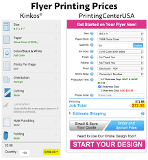 Generally, the regular cost can be in the eighty to ninety cent per page range. Getting Better Prices Than Kinkos Brochure Edition