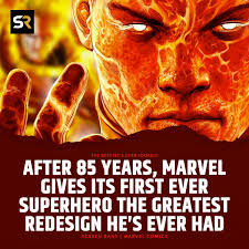 ICYMI: Marvel's very first superhero gets a radical new design, check it  out below. 👇