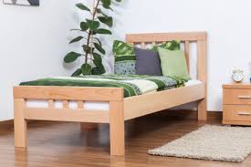 Avis et comparaison de 8 lits pour une personne. Lit Simple Easy Meubles K8 Bois De Hetre Massif Naturel 90 X 190 Cm