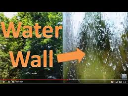 Jul 20, 2016 · a fountain is more traditional but a water wall would give your garden a minimalist and fresh look. Garden Waterfall Water Wall Steel Wave Mirror Fountain Youtube