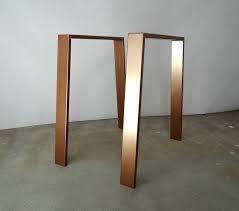 Moderne Stalen Eettafel Poten Set Van 2 Poten Metalen Poten Etsy Steel Table Legs Dining Table Legs Metal Table Legs