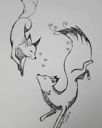 Foxdrawing Fox Sketch Foxsketch Drawing Rotring Lineart Art Animal Drawings Sketches Cool Art Drawings Art Drawings Sketches