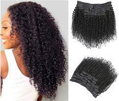 100% human hair wave hair toupee hair curly toupee for women,natural replacement topper hairpiece clip in hair extensions. Amazon Com Jiarosi Kinky Curly Clip In Hair Extensions 16 Inch 3c 4a Afro Curly Hair Clip Ins With 24 Clips 8a Brazilian Remy Hair Lace Weft Soft Clip In Hair Extensions