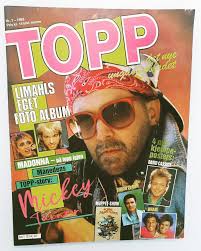 Alone at the topp! Mickey Turner adorned a lot of magazine covers from May  to August of 1985. You can read his interviews at www.mickeyturner.rocks  #80s #80sfashion #80smusic #80dayobsession #80smovies #80slife  #80saesthetic #