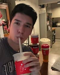 Thank you Cassandra See’s @busy_w_god handsome son @g3brail_ Lukas for  saying our drinks are damne good 🧋🧋🧋🔥 seen here he’s drinking our  caramel milk tea 🧋 and other coffee blended bubble tea drinks! ...