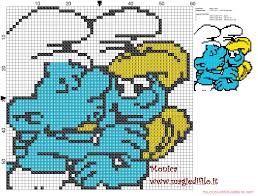 Here are all of our free patterns in one place! Smurfs In Love Cross Stitch Pattern Free Cross Stitch Patterns Simple Unique Alphabets Baby