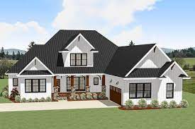 Plan 46333la 4 Bed Country Craftsman With Garage Options In 2021 Craftsman House Plans Courtyard House Plans Garage House Plans