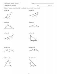 Fast and easy to use. Kuta Software Infinite Precalculus The Law Of Cosines