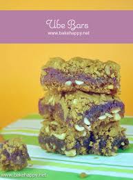 Ube Bars Recipe Bake Happy Baking Recipes Baked Cheesecake Recipe Recipes