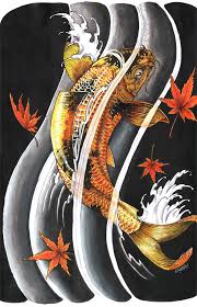 The black koi is a symbol of masculinity that may represent fatherhood. Koi Fish Tattoo Design By Sandersk On Deviantart